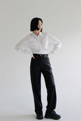 エンボレザーパンツ/Embo Leather Pants (2color)