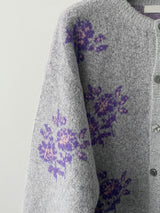 Snow blossom cardigan