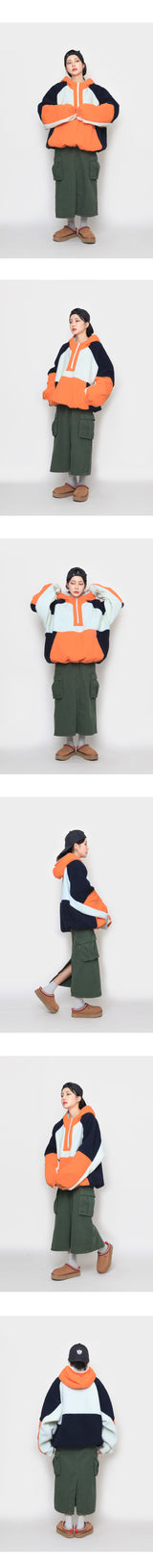 オープンカーゴロングスカート / open cargo long skirt
