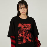 マジックバルーンドッグレイヤードロングスリーブTシャツ