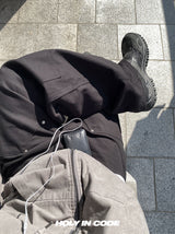 フレームキャンバスカーペンターワイドパンツ