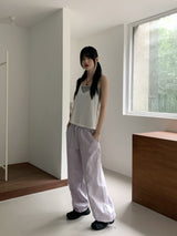 Mencia Crisp Incision Wide Two-Way Jogger Pants