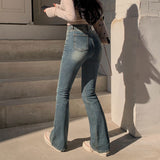 [BELLIDE MADE] Real Fit Vintage Washing Denim Bootcut Pants
