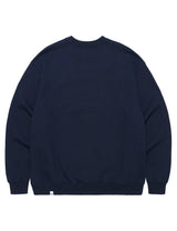 スターロゴ刺繡スウェットシャツ/STAR LOGO EMB SWEATSHIRT NAVY(CV2CFUM462A)