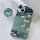 Swan Lack Bead Tok Case set