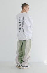 マルチロゴクルーネック / BSR2223FWPO073 MULTI LOGO CREWNECK WHITE