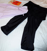 WRAP CAPRI PANTS (BLACK)