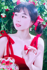 ハートラブウィングピアス / Red Heart Love Wing Piercing