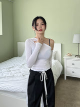 アンバランスウォーマーセットアップ/Unbalance Warmer Set T-shirt (3color)