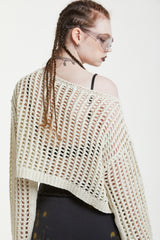 バイクロップドニット/BAY CROPPED KNIT