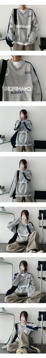 【フリース】チャンピョンカラーリングスウェットシャツ
