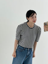 Garni puff stripe T