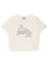 BOUQUET GIRL GRAPHIC T-SHIRT [IVORY]