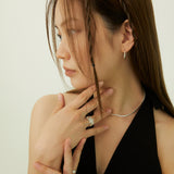 ソフトクレセントピアス / soft crescent earring