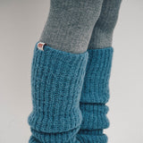 ALPACA LEG WARMERS, BLUE
