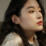 14Kゴールドスワロフスキーパールピアス/14K Gold Swarovski Pearl Earring (3mm + silicone clutch)