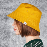 Monogram Label Color Bucket Hat Yellow