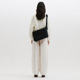 Round Stitch Crossbody Bag L (Black Edition)
