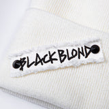 BBD Side Patch Long Beanie (White)