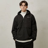 オーバーフィットポケットタイダイフーディー/Overfit Pocket Tidy Hood Anorak H7 Navy/Green(Copy) (6655455232118)