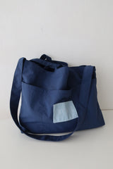 messenger bag (navy blue)