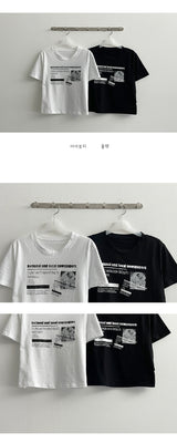 オティレタリングショートスリーブT / Oti Lettering Short Sleeve Tee