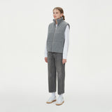 WARM PUFFER KNIT PADDING VEST_GRAY (6612844478582)