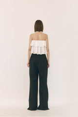 Button wide slacks