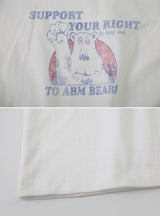 ベアプリント半袖Tシャツ (3color)