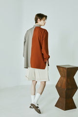 HALF & HALF SOLID POCKET SHIRT (6538808819830)