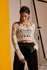 クロシェトップ/CROCHET TOP