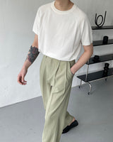 RO ウォッシャブルテンセルラグラン半袖ニット / RO washable tencel raglan short-sleeved knitwear (9 colors)