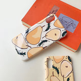 アペアホワイト iPhoneケース/A Pear White (iPhone) Glossy Hard Case