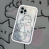 ラッキーパピームーンムーンiPhoneケース / Lucky Puppy Moong Moong iphone case