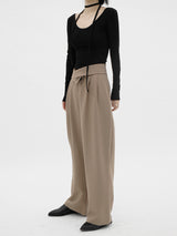 フォルディングスラックス / Folding slacks (2color)