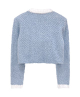Tweed knit jacket