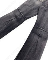 オールブラッシュバックスリットブーツカットデニム/MG608 All Brush Back Slit Bootcut Denim