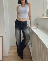 エージェントブラックブルーパンツ/no.1790 Agent Black Blue Pants