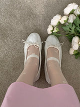 ribbon stocking (ivory)