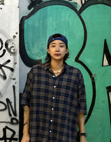 Bibi Summer Linen Check Shirt