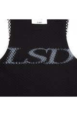 [23SS LSD COLLECTION] メッシュレイヤードノースリーブトップ / [23SS LSD COLLECTION] Mesh Layered sleeveless Top_Black