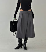 Bermuda Pintuck Slacks Shorts
