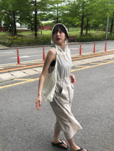 サークルロングワンピース