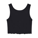 クロップスリーブレス / CROP SLEEVELESS (BLACK)