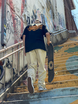 バギーコットンパンツ/MBSRCOPT131 MID90 BAGGY COTTON PANTS BEIGE
