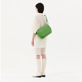 Round Flap Crossbody Bag (Green)