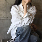 [Belied made/6 color] ピクニックツイルオーバーサイズフィットシャツ