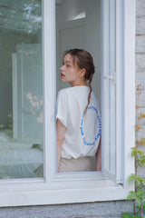 ラウンドロゴオーバーサイズTシャツ / ROUND LOGO OVERSIZED T-SHIRTS_2COLORS