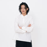 Crinkle Basic Shirts [White] (6592020840566)