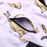 ロイヤルフリースフードジャケット / BSR2223FWJK102 ROYAL FLEECE HOODED JACKET BIG BEAR RABBIT PURPLE